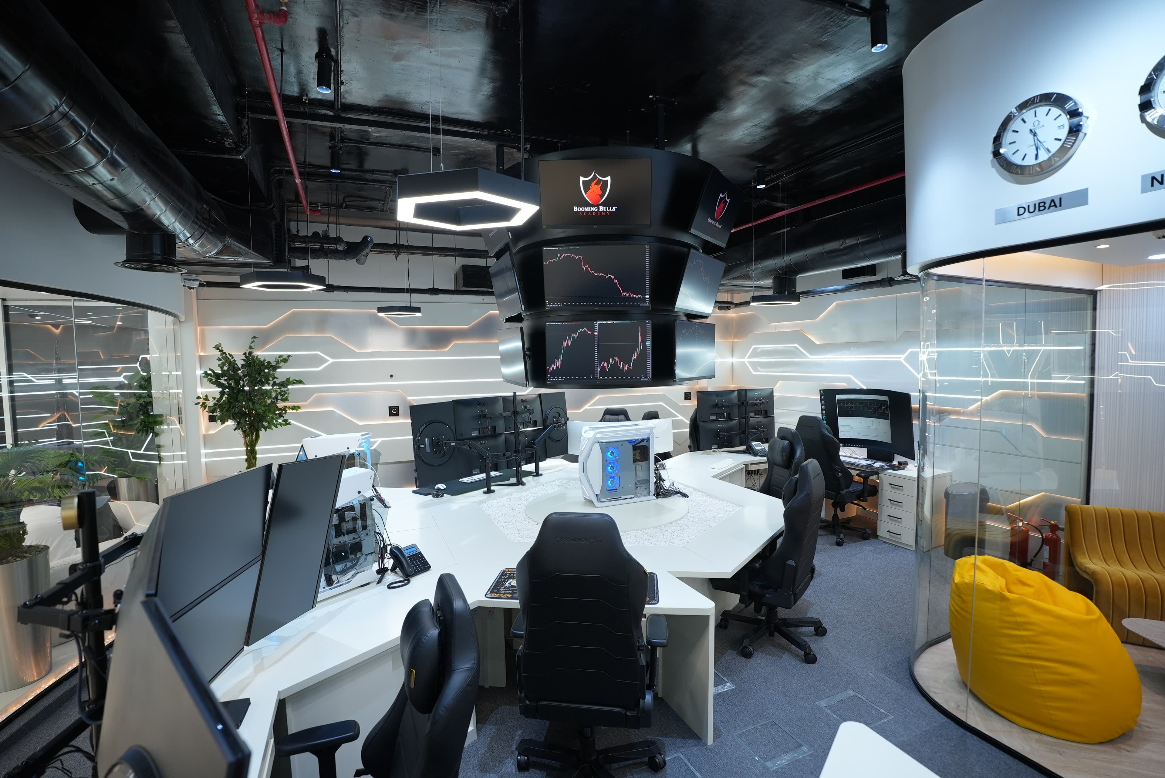 Trading floor view 1